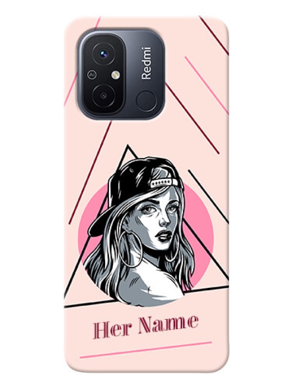 Custom Poco C55 Custom Phone Cases: Rockstar Girl Design