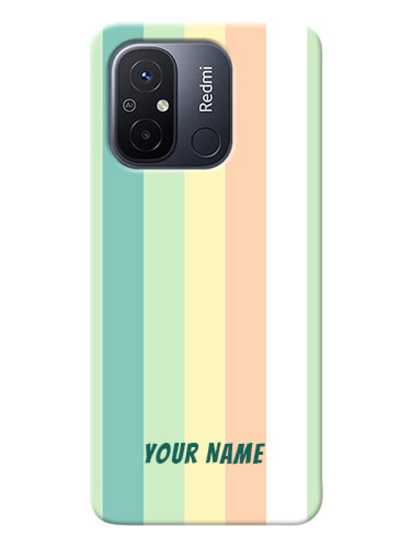 Custom Poco C55 Back Covers: Multi-colour Stripes Design