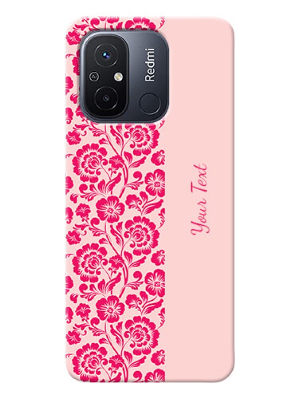 Custom Poco C55 Phone Back Covers: Attractive Floral Pattern Design