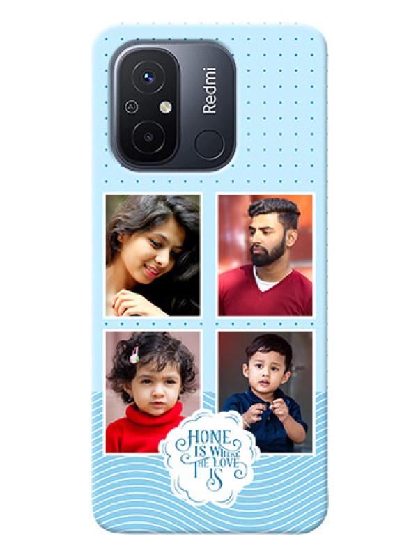 Custom Poco C55 Custom Phone Covers: Cute love quote with 4 pic upload Design