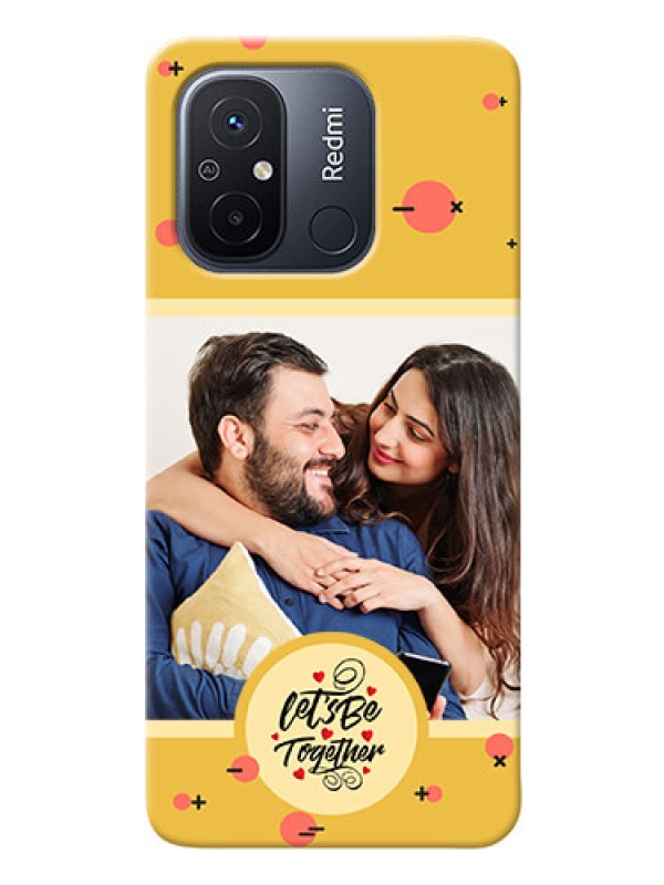 Custom Poco C55 Back Covers: Lets be Together Design