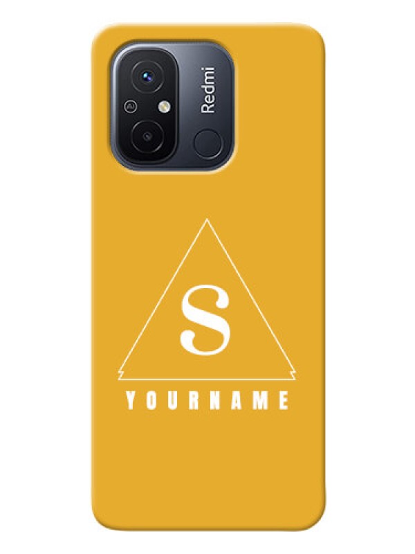 Custom Poco C55 Custom Mobile Case with simple triangle Design