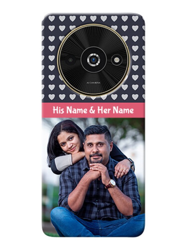 Custom Poco C61 Custom Mobile Case with Love Symbols Design