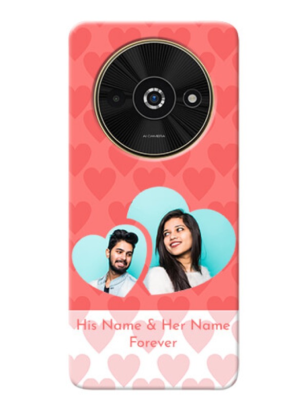 Custom Poco C61 personalized phone covers: Couple Pic Upload Design