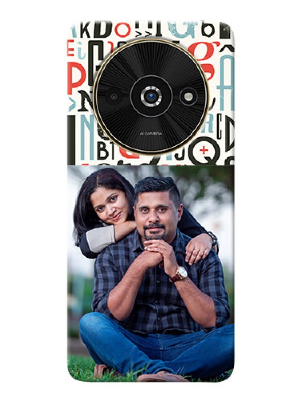 Custom Poco C61 custom mobile phone covers: Alphabet Design