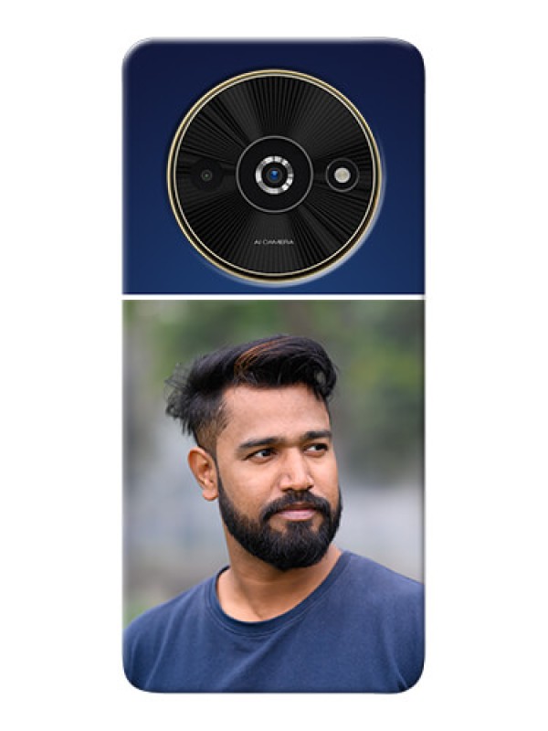 Custom Poco C61 Mobile Cases: Simple Royal Blue Design