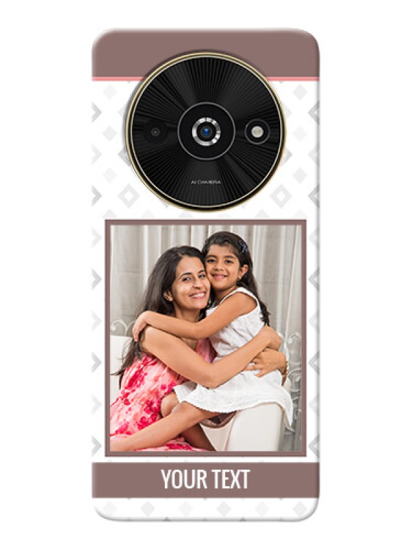 Custom Poco C61 custom back covers: Simple Diamond Design