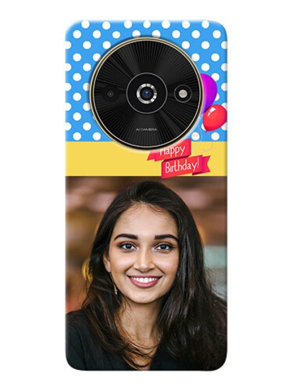 Custom Poco C61 custom mobile back covers: Happy Birthday Design