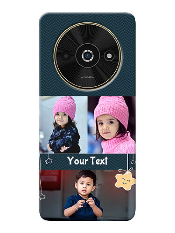 Custom Poco C61 Mobile Back Covers Online: Hanging Stars Design