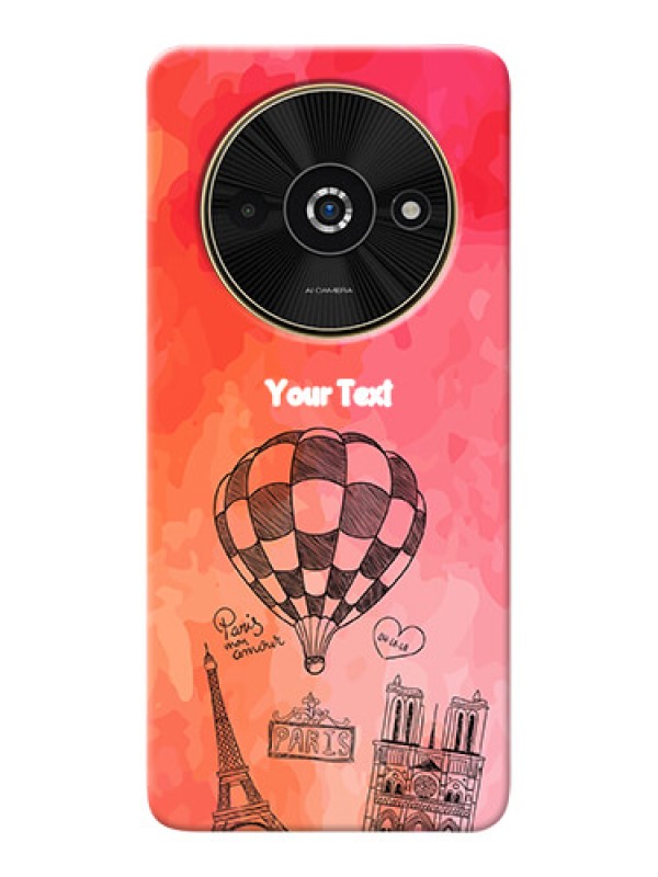 Custom Poco C61 Personalized Mobile Covers: Paris Theme Design