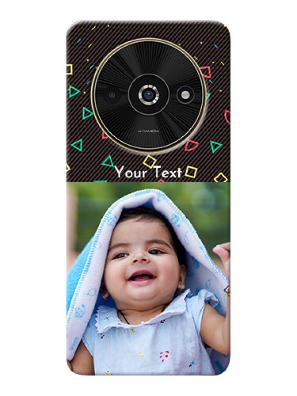 Custom Poco C61 custom mobile cases with confetti birthday design