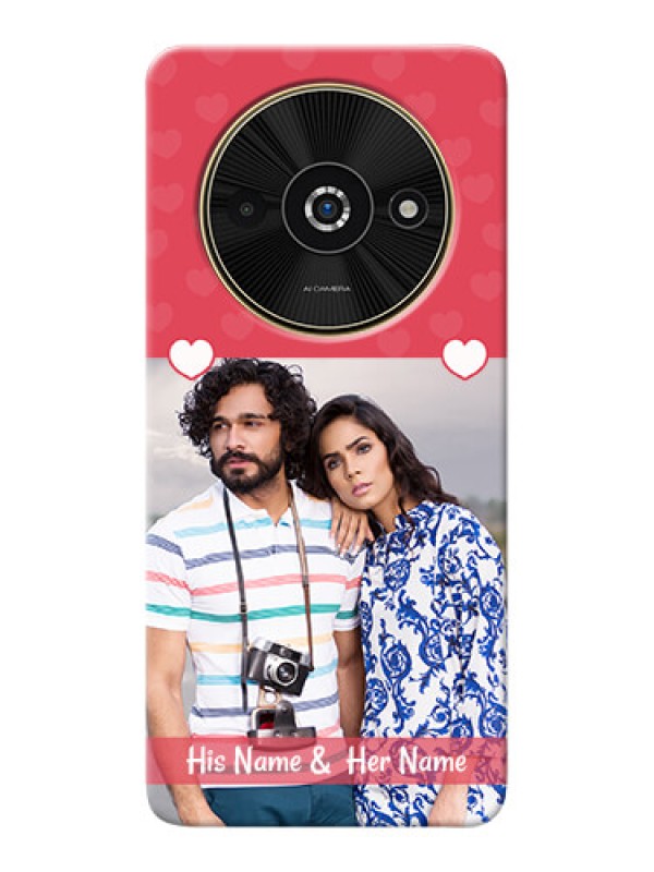 Custom Poco C61 Mobile Cases: Simple Love Design