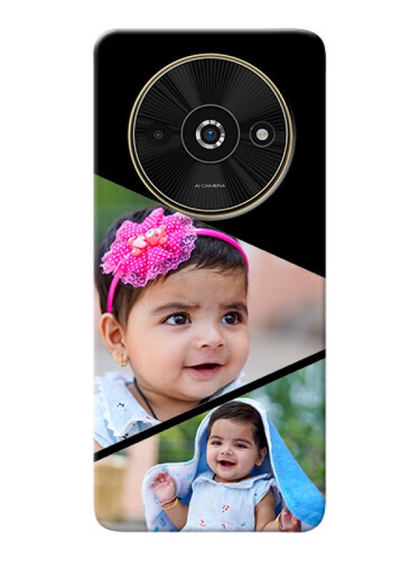 Custom Poco C61 mobile back covers online: Semi Cut Design