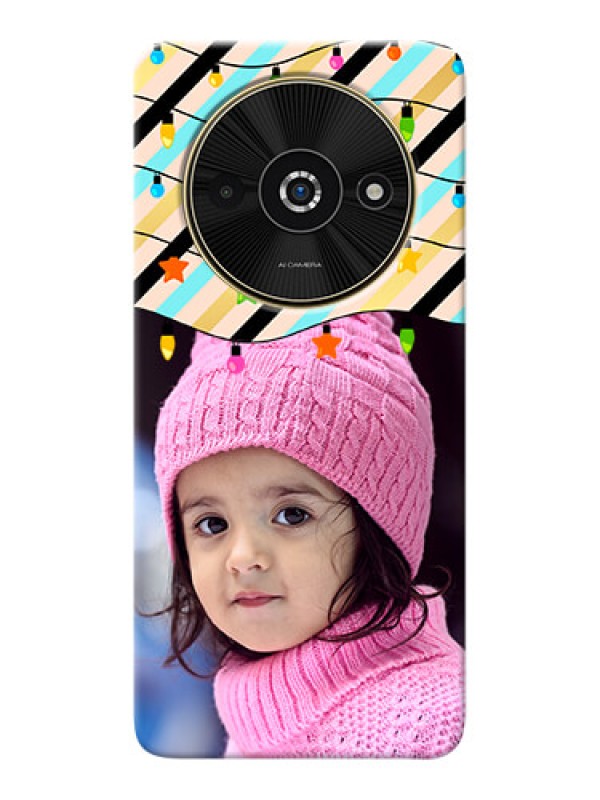 Custom Poco C61 Personalized Mobile Covers: Lights Hanging Design