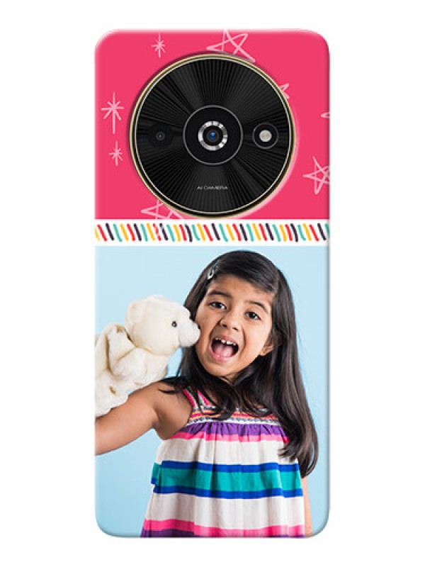 Custom Poco C61 Personalized Phone Cases: line art design