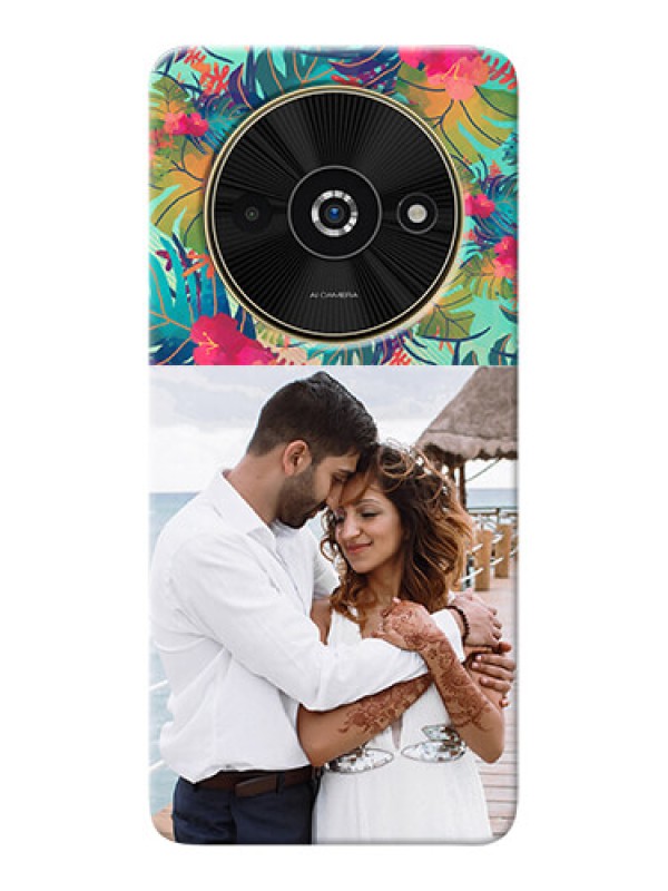 Custom Poco C61 Personalized Phone Cases: Watercolor Floral Design