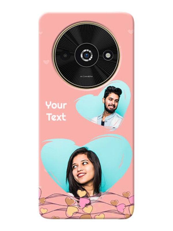 Custom Poco C61 customized phone cases: Love Doodle Design