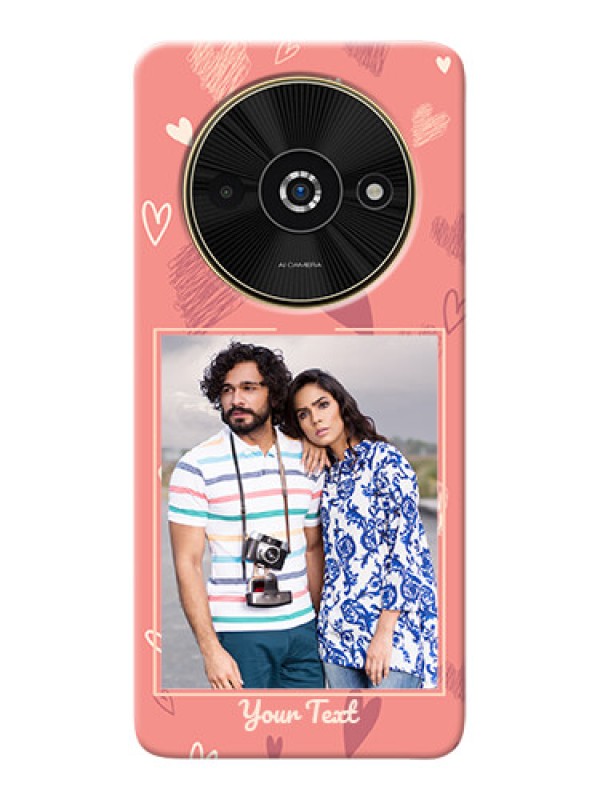 Custom Poco C61 custom mobile phone cases: love doodle art Design