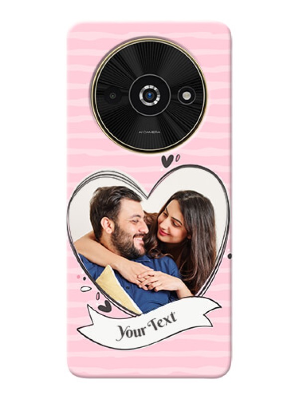 Custom Poco C61 custom mobile phone covers: Vintage Heart Design