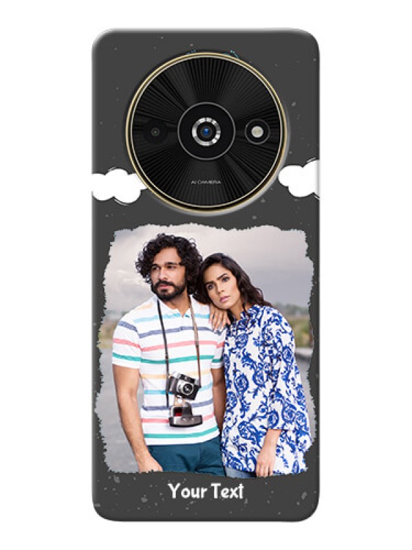 Custom Poco C61 Mobile Back Covers: splashes with love doodles Design