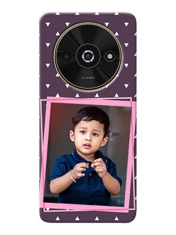 Custom Poco C61 Phone Cases: Triangle Pattern Dotted Design