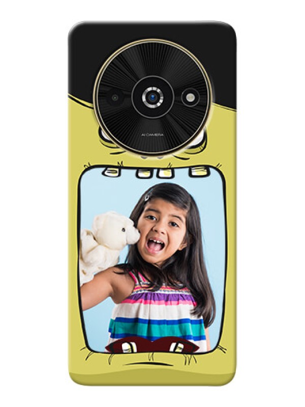 Custom Poco C61 Mobile Covers: Cartoon monster back case Design