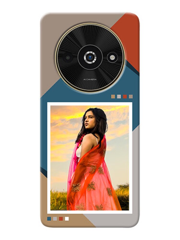 Custom Poco C61 Personalized Phone Case with Retro color pallet Design