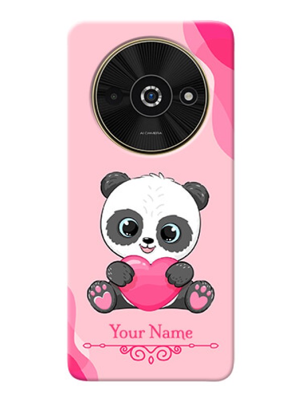 Custom Poco C61 Custom Mobile Case with Cute Panda Design