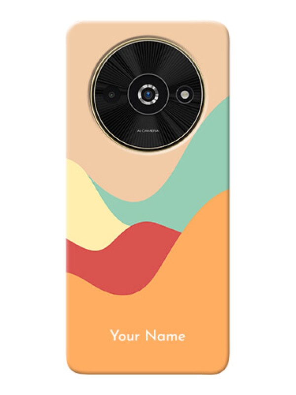 Custom Poco C61 Personalized Phone Case with Ocean Waves Multiwithcolour Design