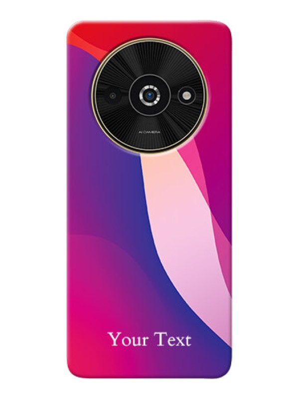 Custom Poco C61 Personalized Phone Case with Digital abstract Overlap Design