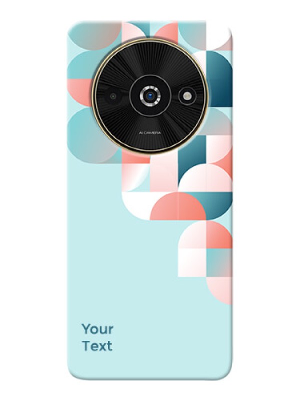 Custom Poco C61 Custom Phone Case with Stylish Semiwithcircle Pattern Design