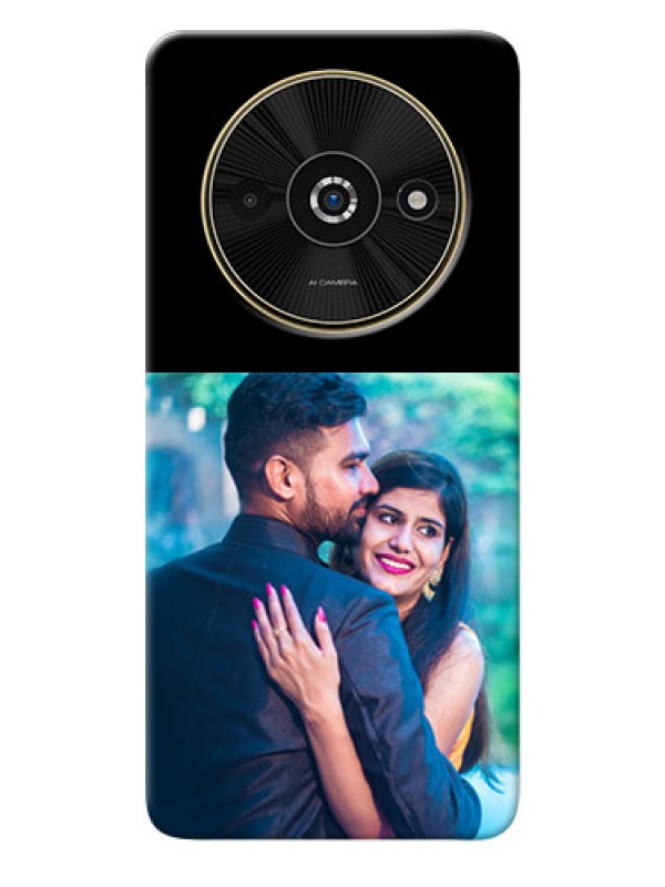 Custom Poco C61 Custom Hard Phone Case - Upload Full Picture With Custom Color Design