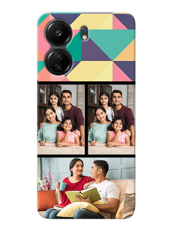 Custom Poco C65 personalised phone covers: Bulk Pic Upload Design