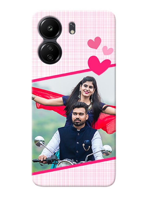 Custom Poco C65 Personalised Phone Cases: Love Shape Heart Design