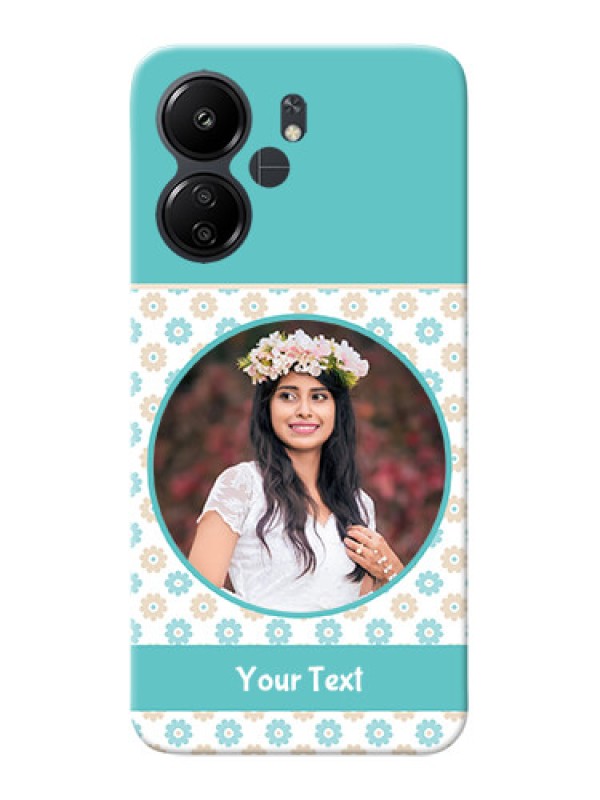 Custom Poco C65 Custom Mobile Back Covers: Beautiful Flowers Design