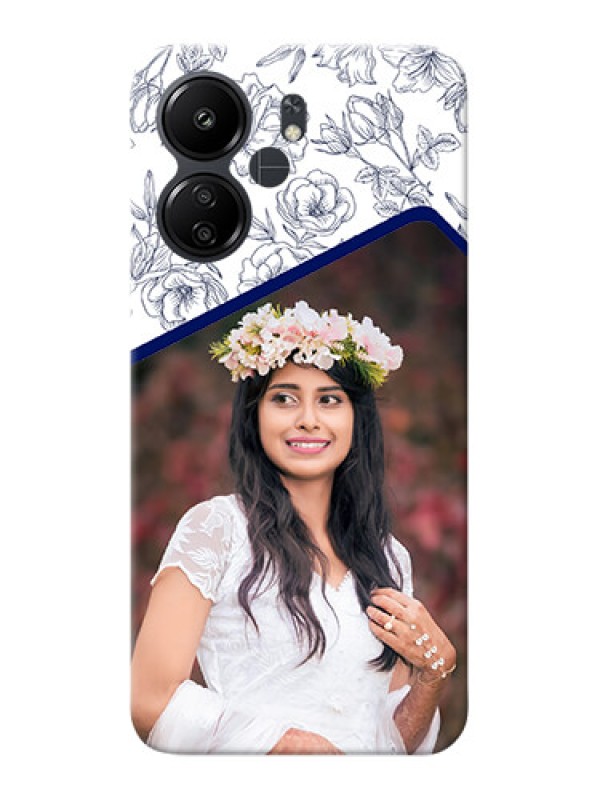 Custom Poco C65 Phone Cases: Premium Floral Design