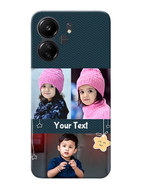 Custom Poco C65 Mobile Back Covers Online: Hanging Stars Design