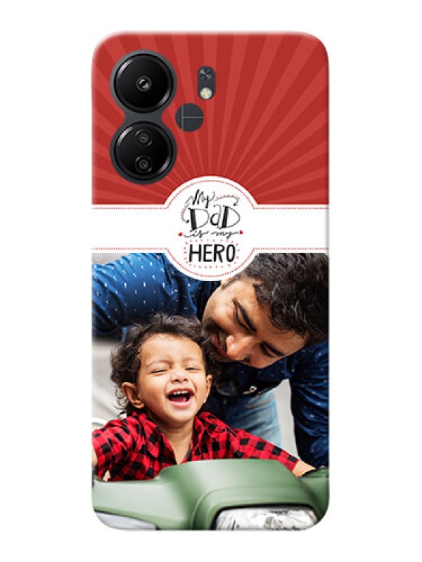 Custom Poco C65 custom mobile phone cases: My Dad Hero Design