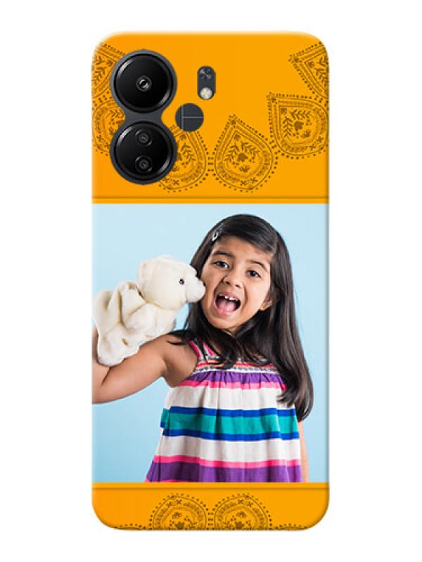 Custom Poco C65 custom mobile back covers: Photo Wedding Design