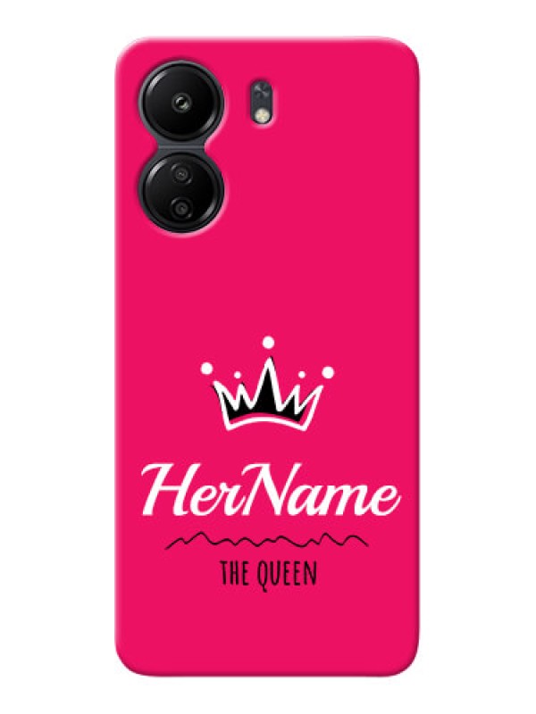 Custom Poco C65 Queen Phone Case with Name