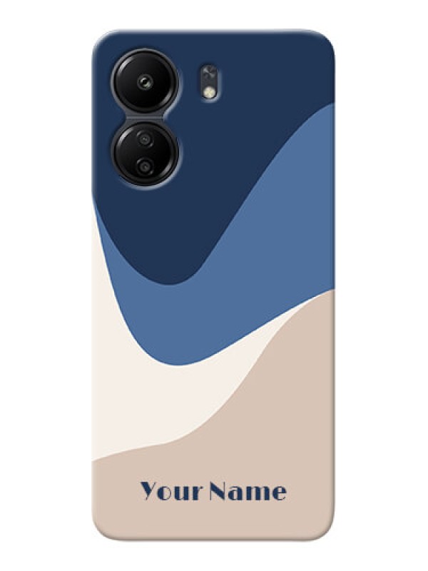 Custom Poco C65 Custom Phone Case with Abstract Drip Art Design