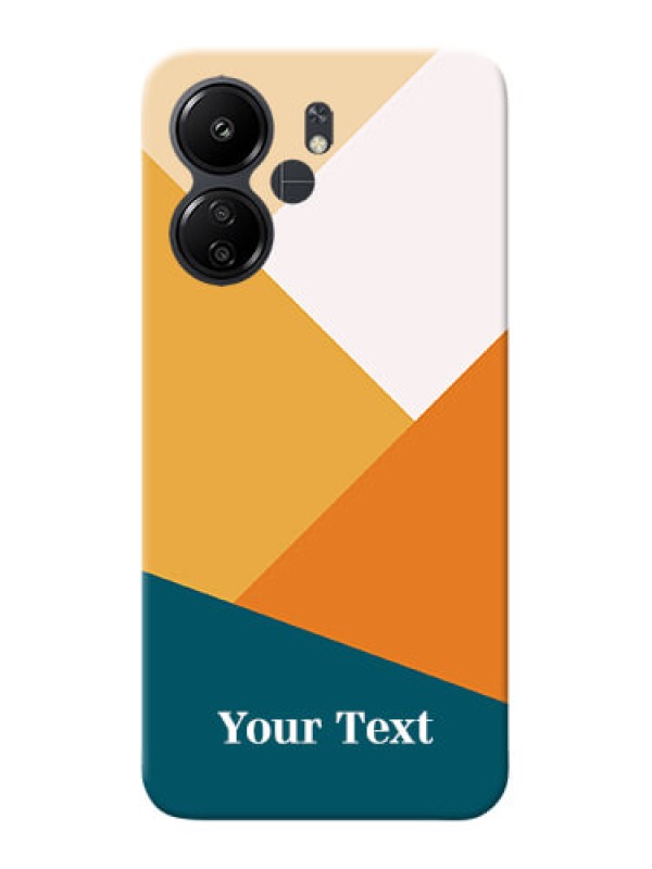Custom Poco C65 Personalized Phone Case with Stacked Multiwithcolour Design