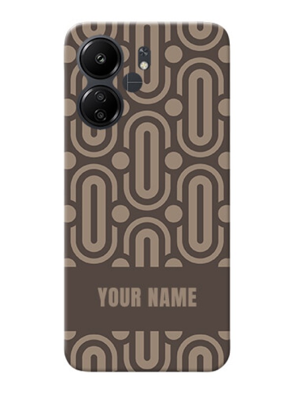 Custom Poco C65 Custom Phone Case with Captivating Zero Pattern Design