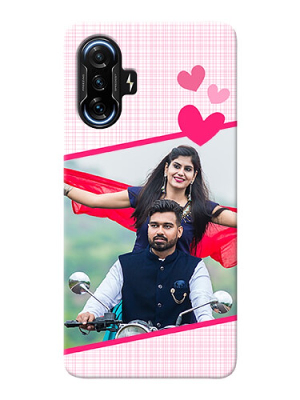 Custom Poco F3 Gt Personalised Phone Cases: Love Shape Heart Design