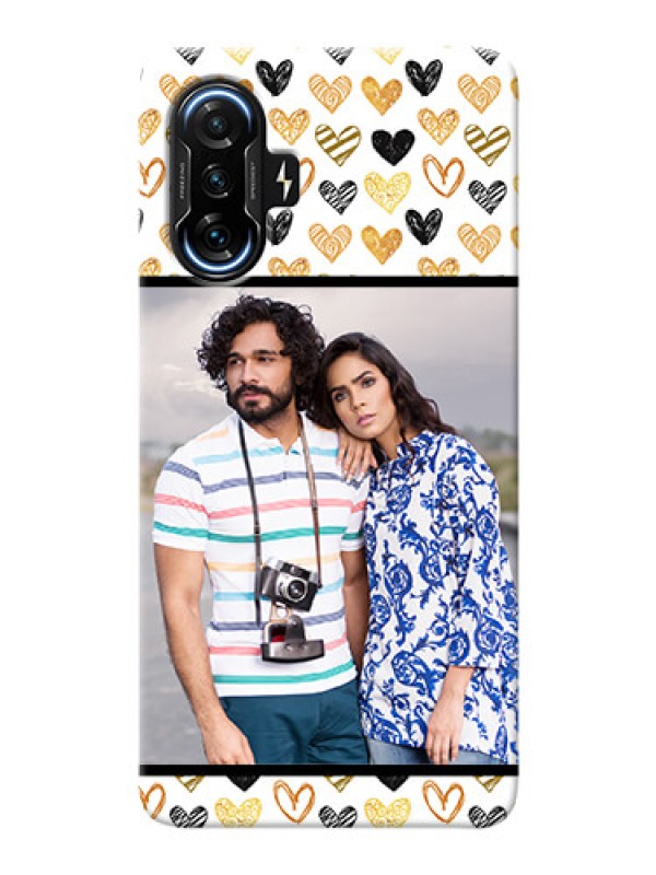 Custom Poco F3 Gt Personalized Mobile Cases: Love Symbol Design