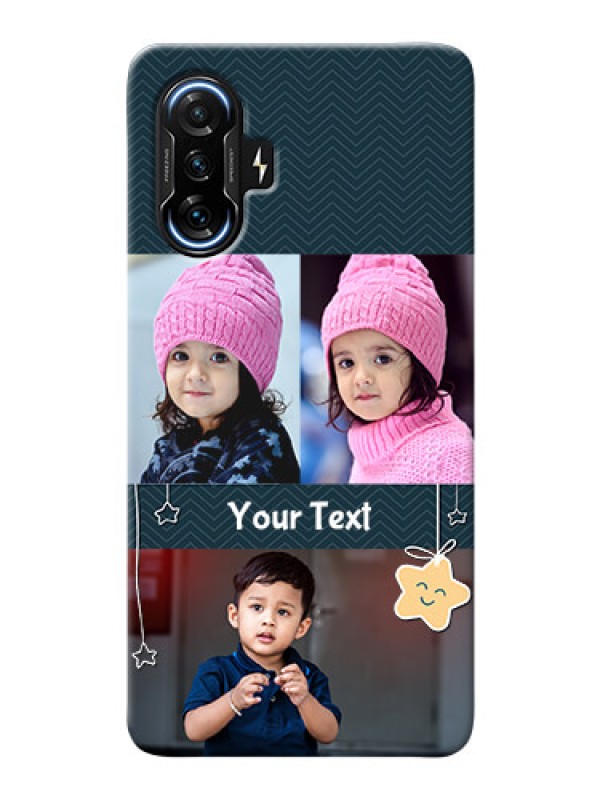 Custom Poco F3 Gt Mobile Back Covers Online: Hanging Stars Design