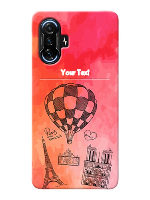 Custom Poco F3 Gt Personalized Mobile Covers: Paris Theme Design