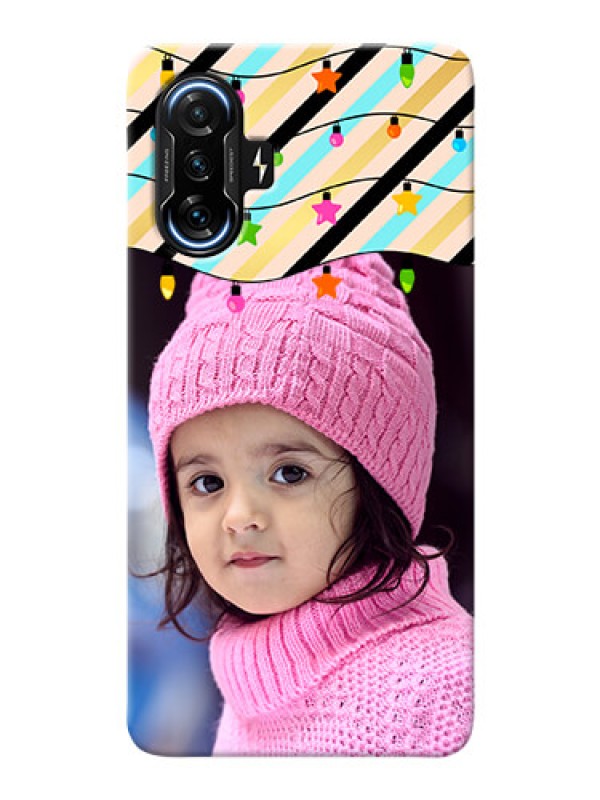 Custom Poco F3 Gt Personalized Mobile Covers: Lights Hanging Design