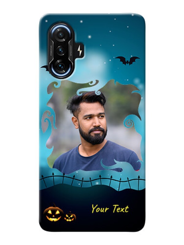 Custom Poco F3 Gt Personalised Phone Cases: Halloween frame design