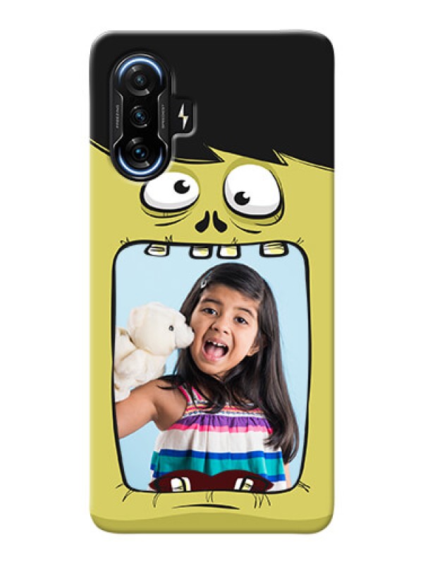 Custom Poco F3 Gt Mobile Covers: Cartoon monster back case Design